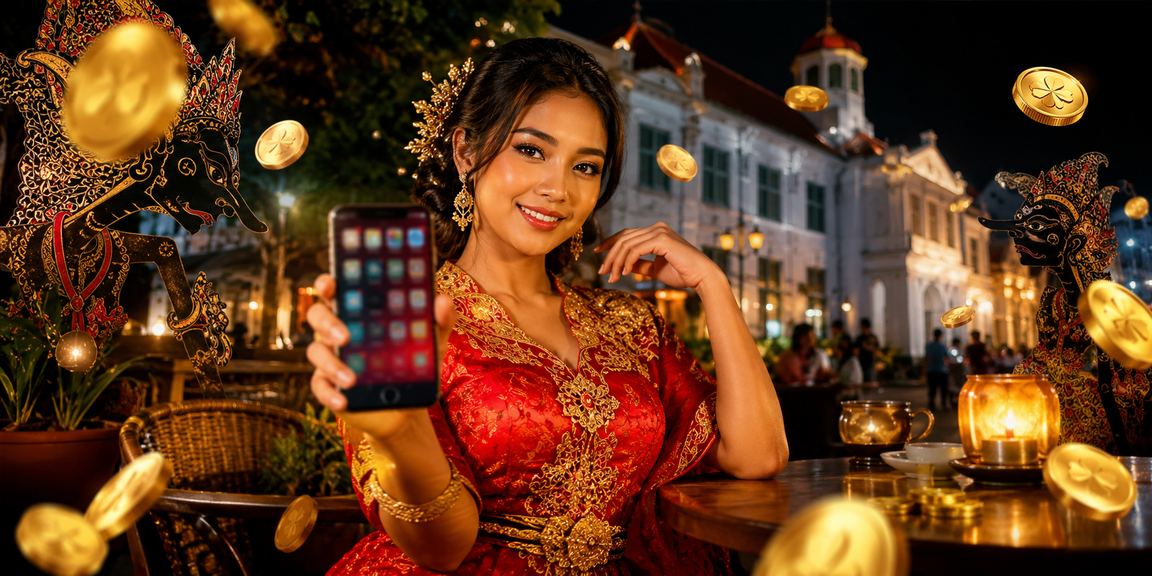Seseorang menikmati sesi mobile casino dengan santai sambil minum kopi
